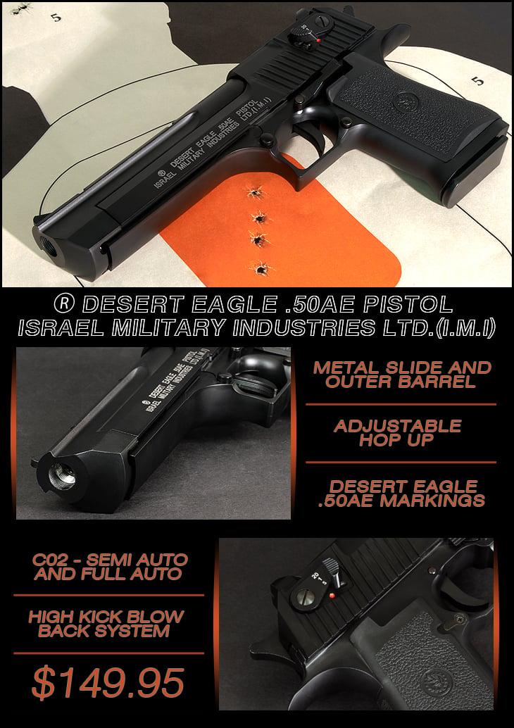 Cybergun CO2 Desert Eagle w/ Metal Slide