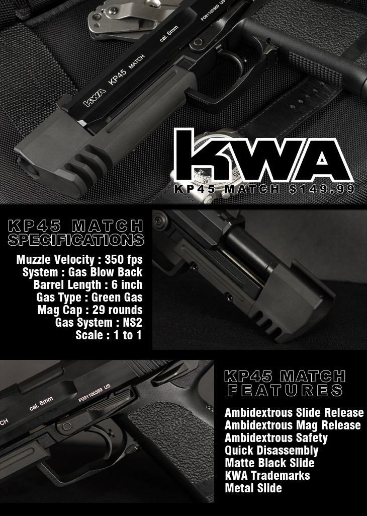 KWA KP45 Match