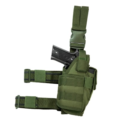 VISM Drop Leg Tactical Holster ( OD Green )