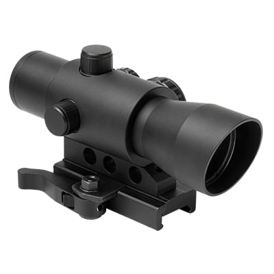 NcSTAR Mark III Tactical Style With 4 Different Reticles / Red - Green - Blue Reticle / Quick Release Mount
