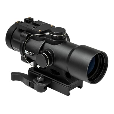 NcSTAR Cpo Scope Series 3.5X32 Compact Pristmatic Optic Green & Blue Ill. Urban Tactical Reticle ( Green ) Lens