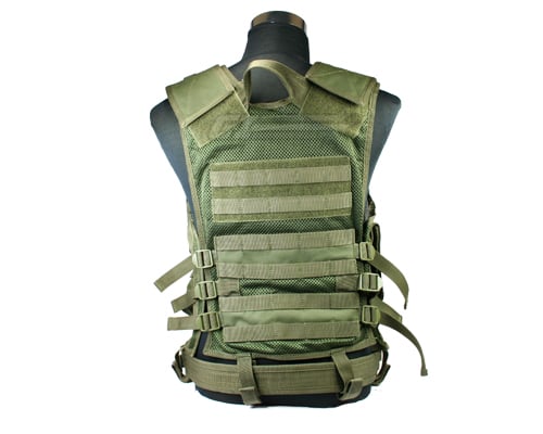 Condor Outdoor Crossdraw Tactical Vest ( OD Green / M - L )