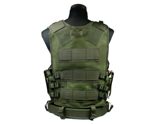 UTG 547 Law Enforcement Tactical Vest ( Woodland Digital )