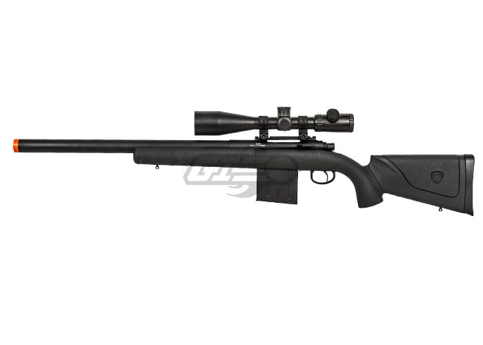 APS APM50L Shell Ejecting CO2 Sniper Rifle Airsoft Gun ( Black ) by