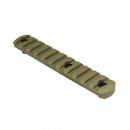 VISM Keymod Accessory Rail (Medium/6 Hole/Tan)