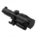 VISM SRT 3-9X40 GEN 3 Rubber Compact Scope w/ Green Laser (Mildot)