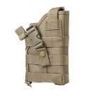 VISM Ambidextrous Modullar Holster MOLLE (Tan)