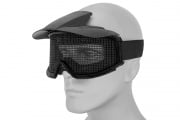 Tac 9 2610B Wire Mesh Goggles w/ Visor (Black)