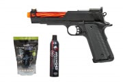Gassed Up Player Package #34 ft. GE 3363 1911 Gas Blowback Pistol (Black/Red)
