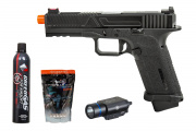 Agency Arms EXA Gas Blowback Airsoft Pistol Field Ready Combo