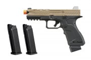 CSI Orion GBB Airsoft Pistol Magazine Combo (Tan & Black)