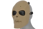 Emerson Mesh Scarred Skull Version 2 Mask (Tan)