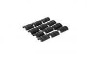 Tac 9 Industries Rubber Rail Cover 12PC. Set (Black)