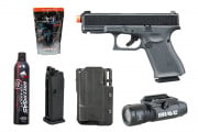 Elite Force Limited Edition Glock 19 Gen 5 Gas Blowback Airsoft Pistol Field Ready Combo V3 (Exclusive Tungsten Grey)