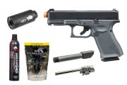 Elite Force Limited Edition Glock 19 Gen 5 Gas Blowback Airsoft Pistol Field Ready Combo V5 (Exclusive Tungsten Grey)