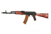 LCT Airsoft AK74 Carbine AEG Airsoft Rifle (Black/Wood)