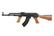 LCT Airsoft LCKM-63 Carbine AEG Airsoft Rifle (Black/Wood)