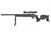 Well MB04BAB Bolt Action Spring Sniper Airsoft Rifle w/ Scope & Bipod (Black)