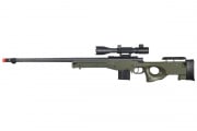 WELL MB4402GA2 Bolt Action Airsoft Rifle With Fluted Barrel And Illuminated Scope (OD Green)