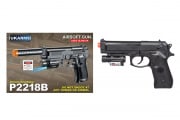 UK Arms P2218B M1911 Spring Airsoft Pistol (Black)