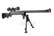 JG BAR 10 Bolt Action Sniper Airsoft Rifle - Scope Package (Black)