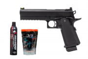 Raven Airsoft 5.1 Hi Capa GBB Airsoft Pistol Starter Package (Black)