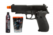 Raven Airsoft R226 GBB Airsoft Pistol Starter Package (Black)