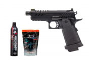 Vorsk Airsoft Pro 3.8 GBB Hi Capa Airsoft Pistol Starter Package (Black)