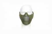 Bravo Airsoft Tactical Gear V.3 Strike Metal Mesh Face Mask (OD Green)