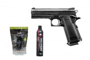 Gassed Up Player Package #17 ft. Tokyo Marui Hi-Capa 4.3 GBB Airsoft Pistol (Black)