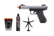 Texas Star Challenge Package #8 ft. WE Tech Galaxy G Series Gas Blowback Airsoft Pistol (Silver)