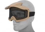 Emerson Industries Wire Mesh Goggles w/ Visor (Tan)