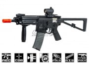 Knight's Armament PDW Sport AEG Carbine Airsoft Rifle by Lancer Tactical (Black)