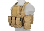 Lancer Tactical Nylon Tactical Assault Plate Carrier (Tan)