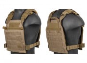 Lancer Tactical Polyester QR Lightweight Tactical Vest (Tan)