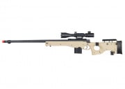 WELL MB4403TA2 Bolt Action Rifle with Fluted Barrel And Illuminated Scope (Tan)
