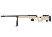WELL MB4403TBIP Bolt Action Rifle with Fluted Barrel, And Bipod (Tan)