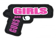 G-Force Guns And Girls PVC Morale Patch (Black/Pink)