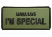 G-Force "Mama Says I'm Special" PVC Morale Patch (Green)