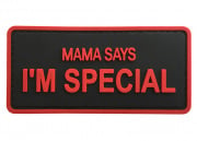 G-Force "Mama Says I'm Special" PVC Morale Patch (Black/Red)