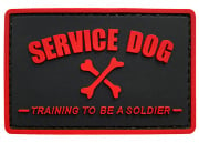 G-Force Service Dog Training to Be a Soldier PVC Morale Patch (Red)