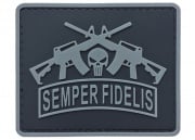 G-Force Semper Fidelis PVC Morale Patch (Gray)