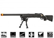 Lancer Tactical LT28BIP M24 Bolt Action Spring Sniper Airsoft Rifle Bipod Package (Black)