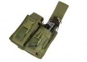 Condor Outdoor Dual Flash Bang Molle Pouch (OD Green)