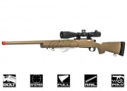 Lancer Tactical LT28T M24 Bolt Action Spring Sniper Airsoft Rifle (Flat Dark Earth)