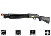 AGM M500 Bolt Action Spring Airsoft Shotgun (Black)