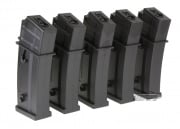 King Arms MK36/G36 98 rd. AEG Mid Capacity Magazine - 5 Pack (Black)