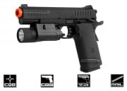 KJW KP08 1911 Tactical GBB Airsoft Pistol (Black)