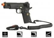 Socom Gear MEU M1911 GBB Airsoft Pistol (Black)