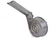 WE 50rd Luger High Capacity Drum GBB Pistol Magazine (Chrome) WE 50rd Luger High Capacity Drum GBB Pistol Magazine (Chrome)